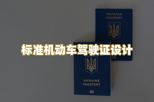 标准机动车驾驶证设计